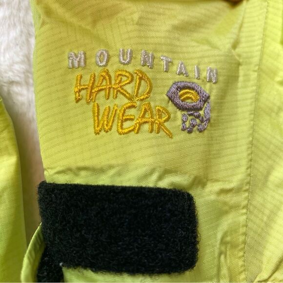 Mountain HardWear Yellow Conduit Silk Waterproof Jacket Size Small - Picture 12 of 16